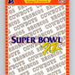 1989 Pro Set Super Bowl Logos #12 Super Bowl XII NFL Football Image 1