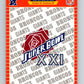 1989 Pro Set Super Bowl Logos #21 Super Bowl XXI NFL Football