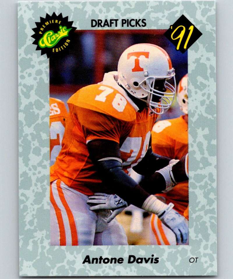 1991 Classic #8 Antone Davis NFL Football Image 1