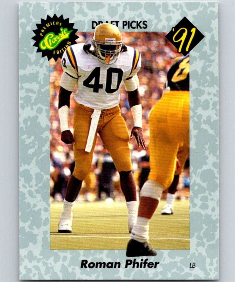 1991 Classic #28 Roman Phifer NFL Football