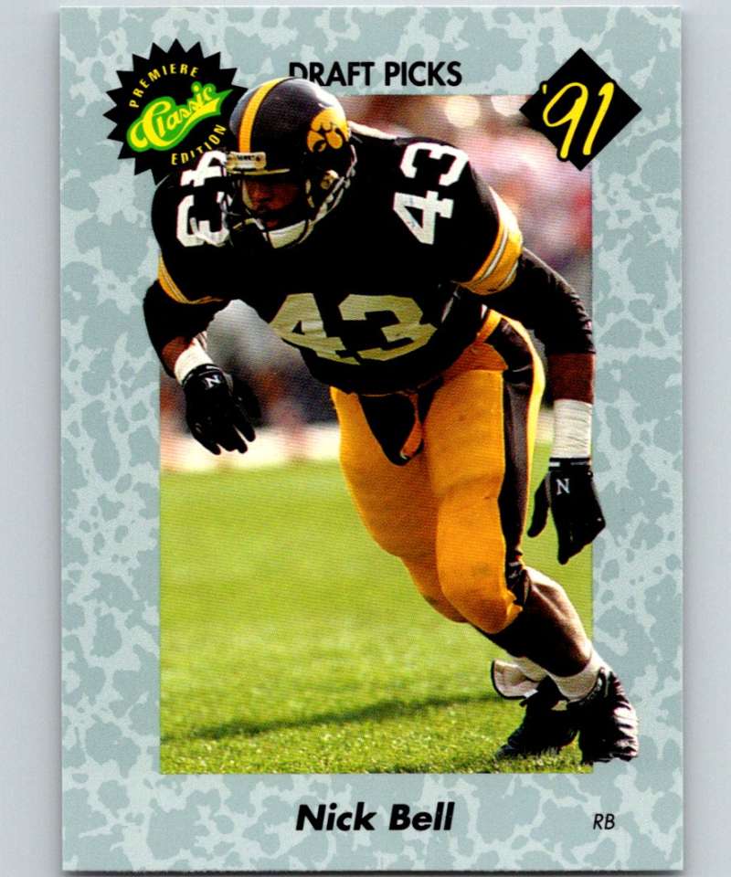 1991 Classic #40 Nick Bell NFL Football Image 1