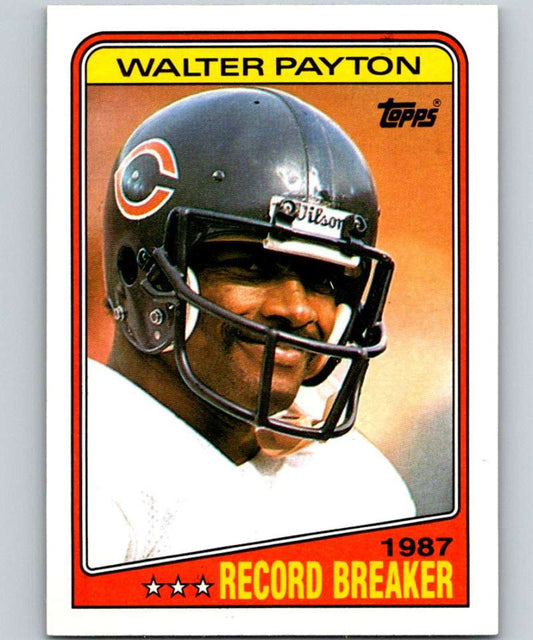 1988 Topps #5 Walter Payton Bears RB NFL Football