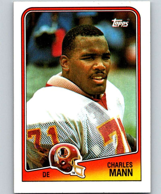1988 Topps #17 Charles Mann Redskins NFL Football Image 1