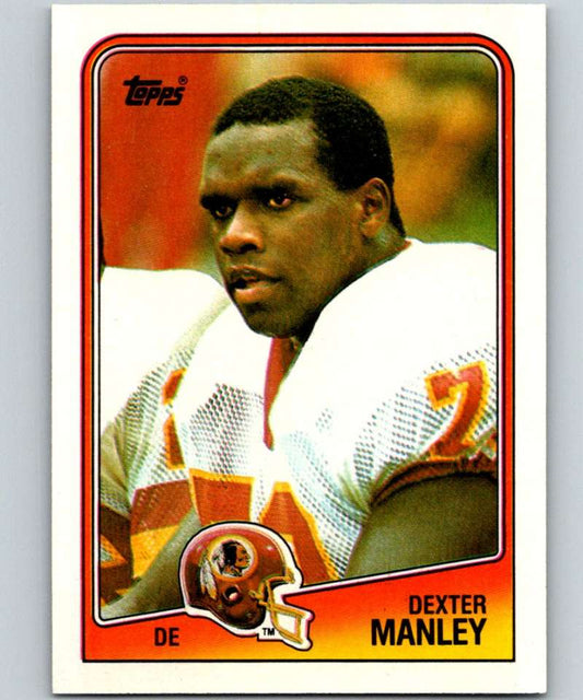 1988 Topps #20 Dexter Manley Redskins NFL Football