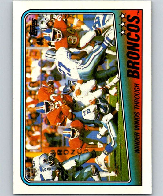1988 Topps #22 Sammy Winder Broncos TL NFL Football Image 1