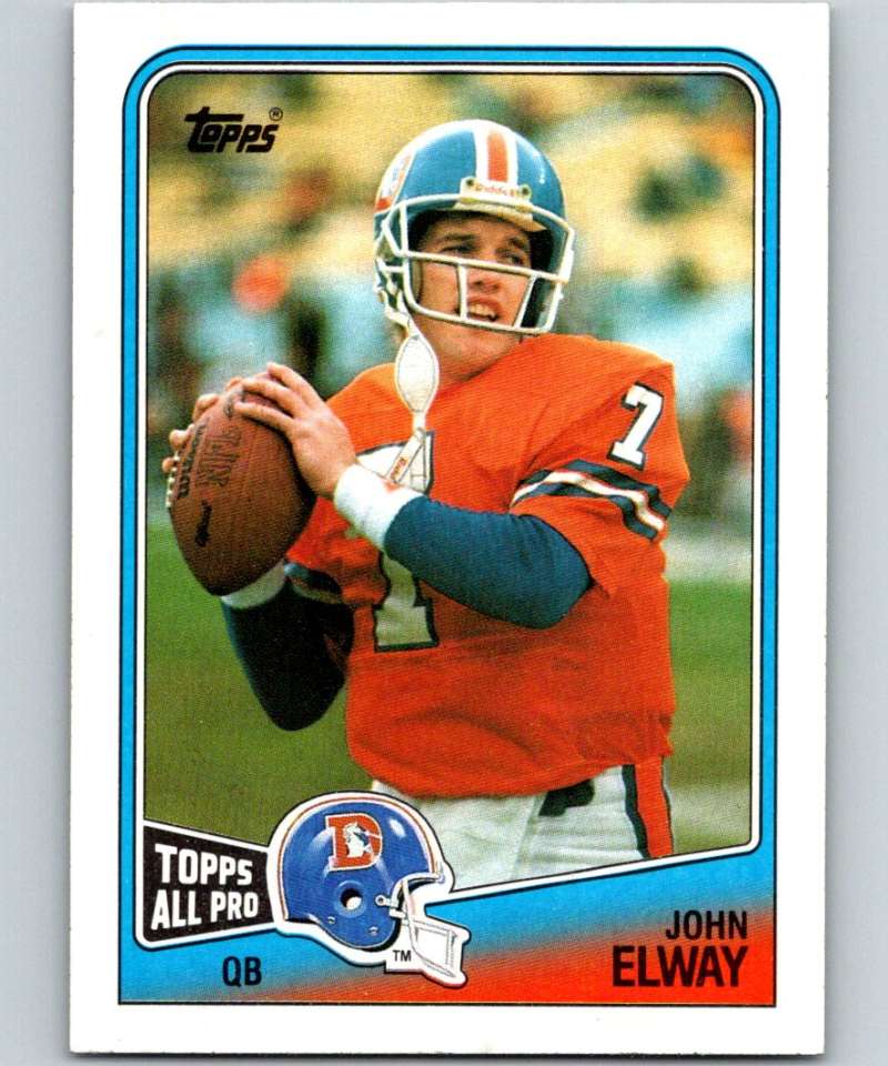 1988 Topps #23 John Elway Broncos NFL Football