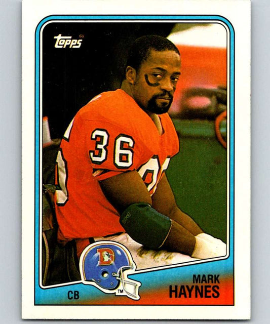 1988 Topps #35 Mark Haynes Broncos NFL Football Image 1