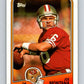 1988 Topps #38 Joe Montana 49ers NFL Football