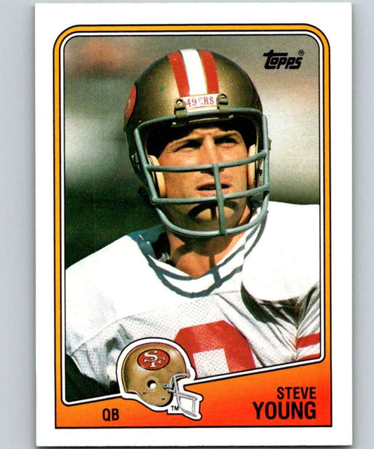 1988 Topps #39 Steve Young 49ers NFL Football Image 1