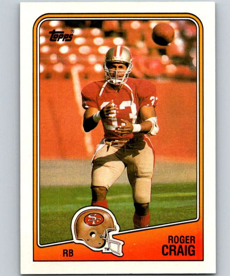 1988 Topps #40 Roger Craig 49ers NFL Football