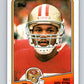 1988 Topps #44 Mike Wilson RC Rookie 49ers NFL Football Image 1