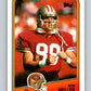 1988 Topps #45 Ron Heller RC Rookie 49ers NFL Football Image 1