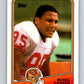 1988 Topps #47 Michael Carter 49ers NFL Football Image 1