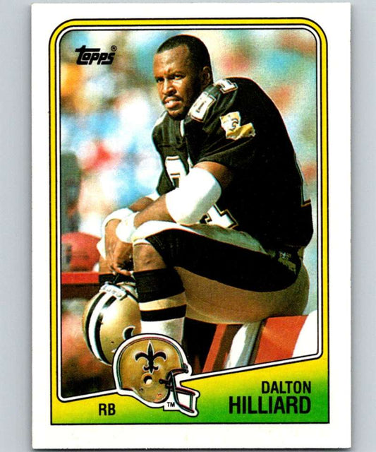 1988 Topps #57 Dalton Hilliard RC Rookie Saints NFL Football
