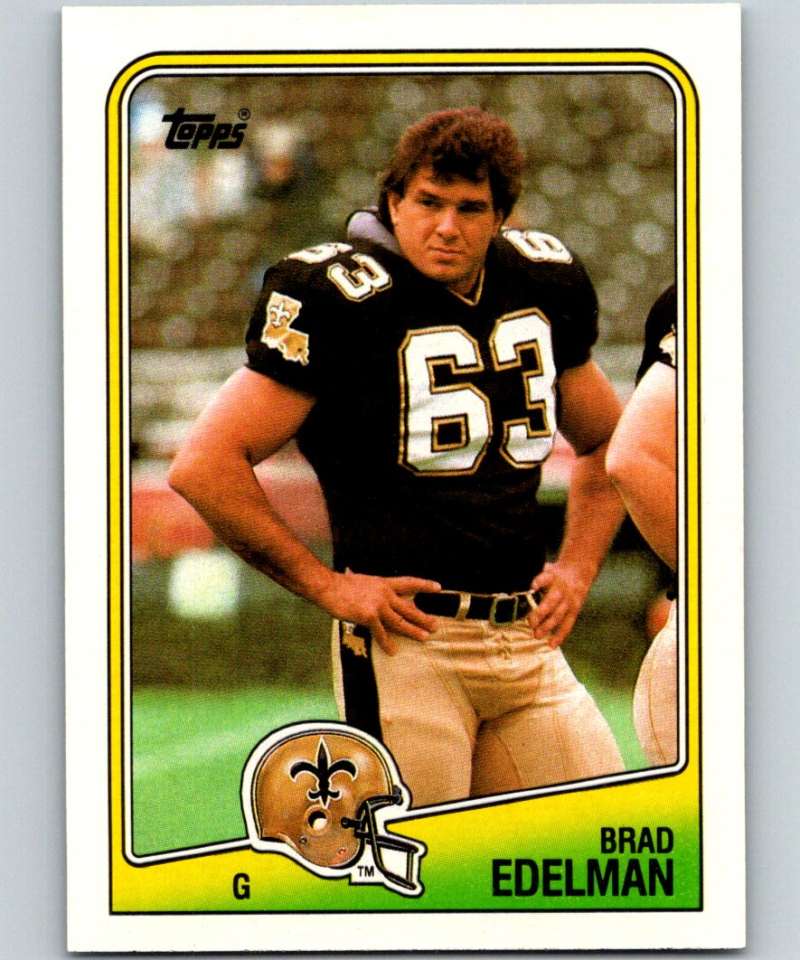 1988 Topps #60 Brad Edelman Saints NFL Football