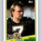 1988 Topps #61 Morten Andersen Saints NFL Football Image 1