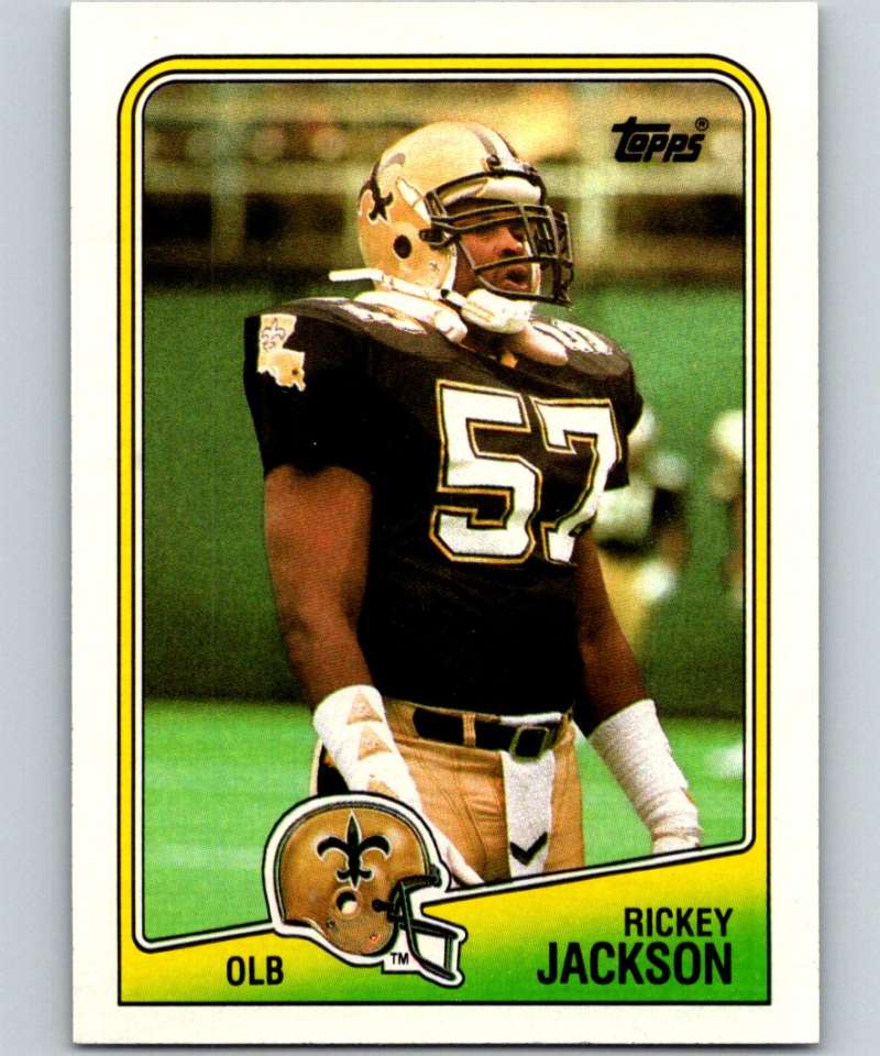 1988 Topps #64 Rickey Jackson Saints NFL Football – Hockey Card World Inc