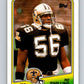 1988 Topps #66 Pat Swilling RC Rookie Saints NFL Football Image 1