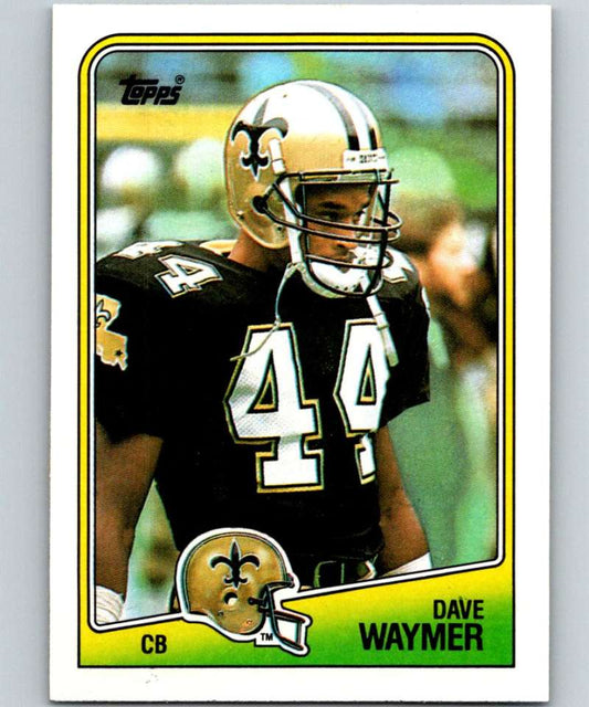 1988 Topps #67 Dave Waymer Saints NFL Football Image 1