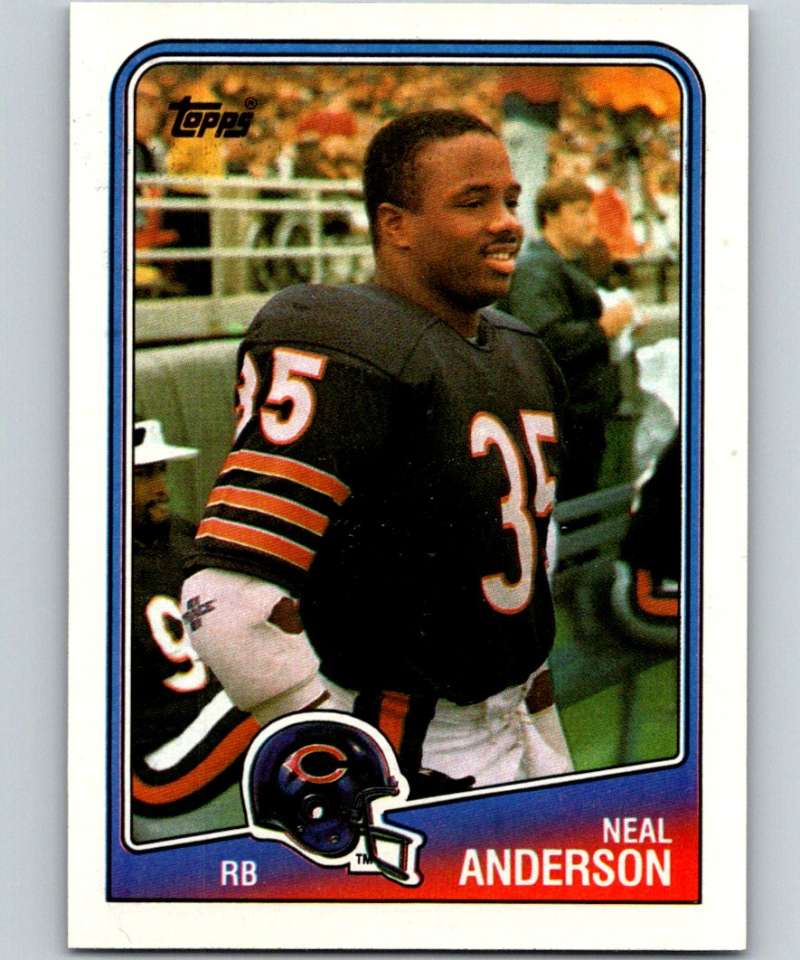 1988 Topps #71 Neal Anderson RC Rookie Bears NFL Football Image 1