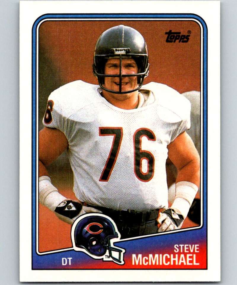 1988 Topps #78 Steve McMichael Bears NFL Football Image 1