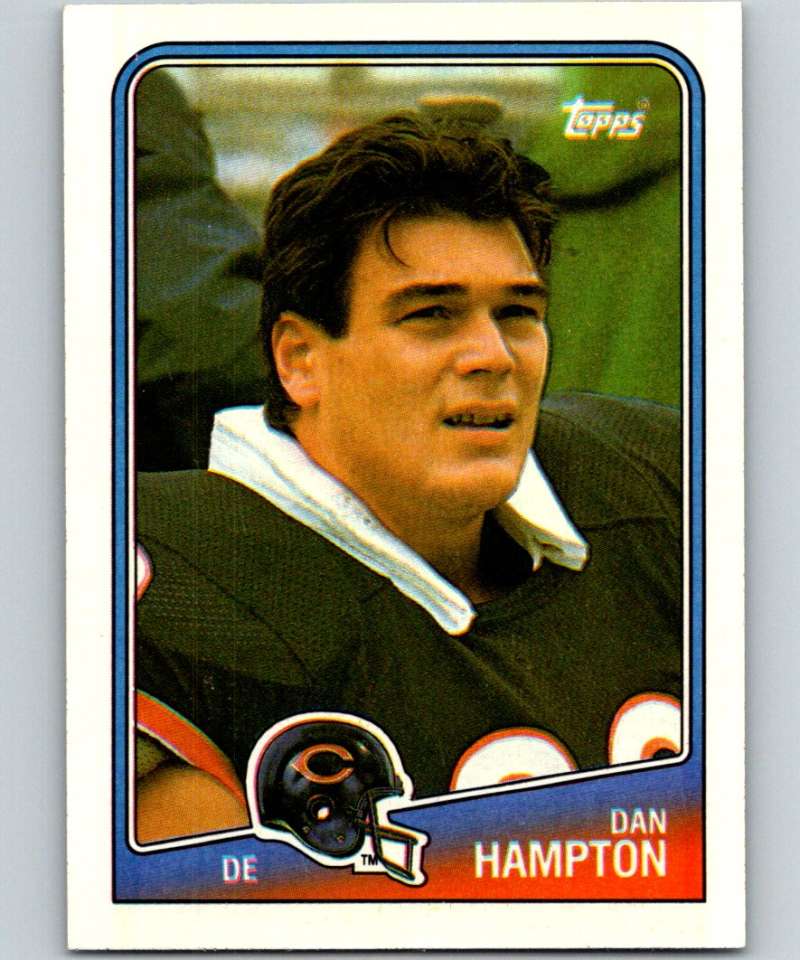 1988 Topps #83 Dan Hampton Bears NFL Football Image 1