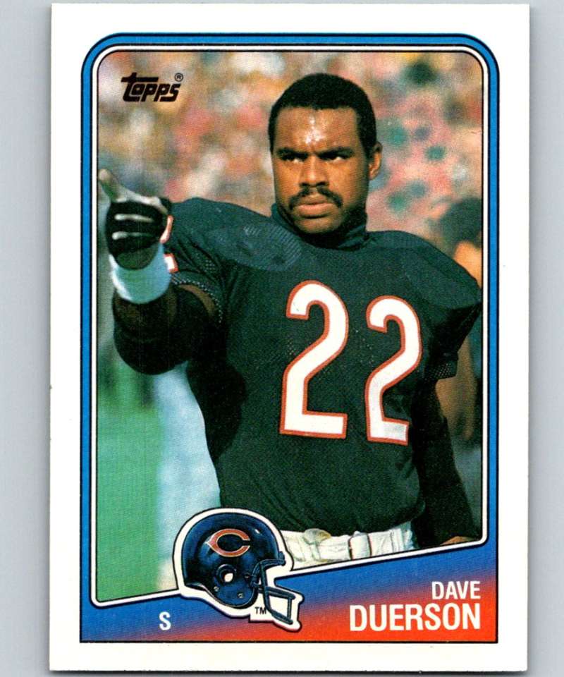 1988 Topps #84 Dave Duerson Bears NFL Football
