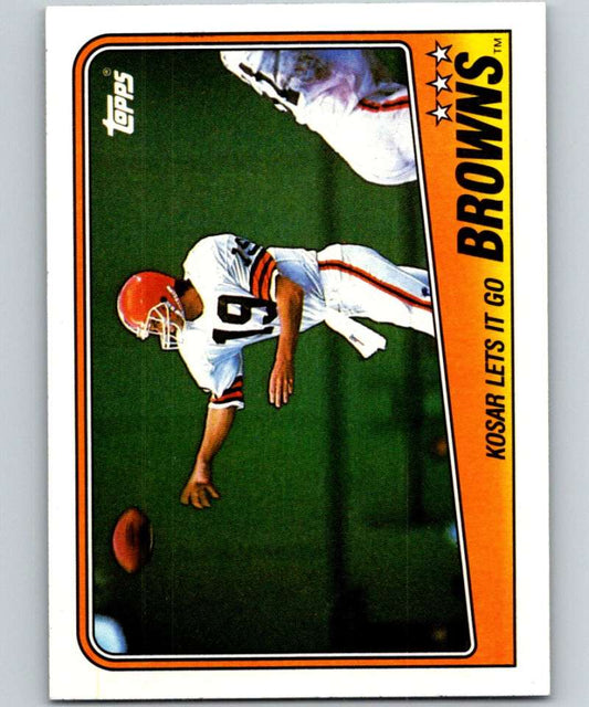 1988 Topps #85 Bernie Kosar Browns TL NFL Football Image 1