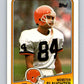 1988 Topps #89 Webster Slaughter RC Rookie Browns NFL Football