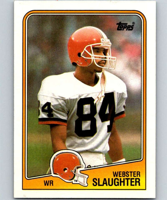 1988 Topps #89 Webster Slaughter RC Rookie Browns NFL Football