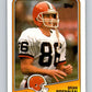 1988 Topps #91 Brian Brennan Browns NFL Football Image 1