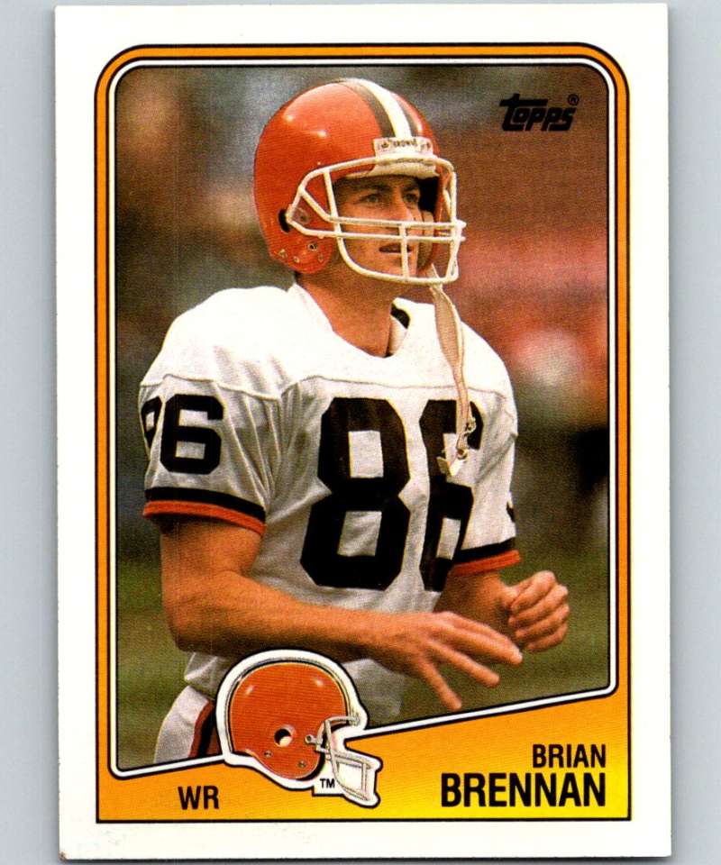 1988 Topps #91 Brian Brennan Browns NFL Football Image 1