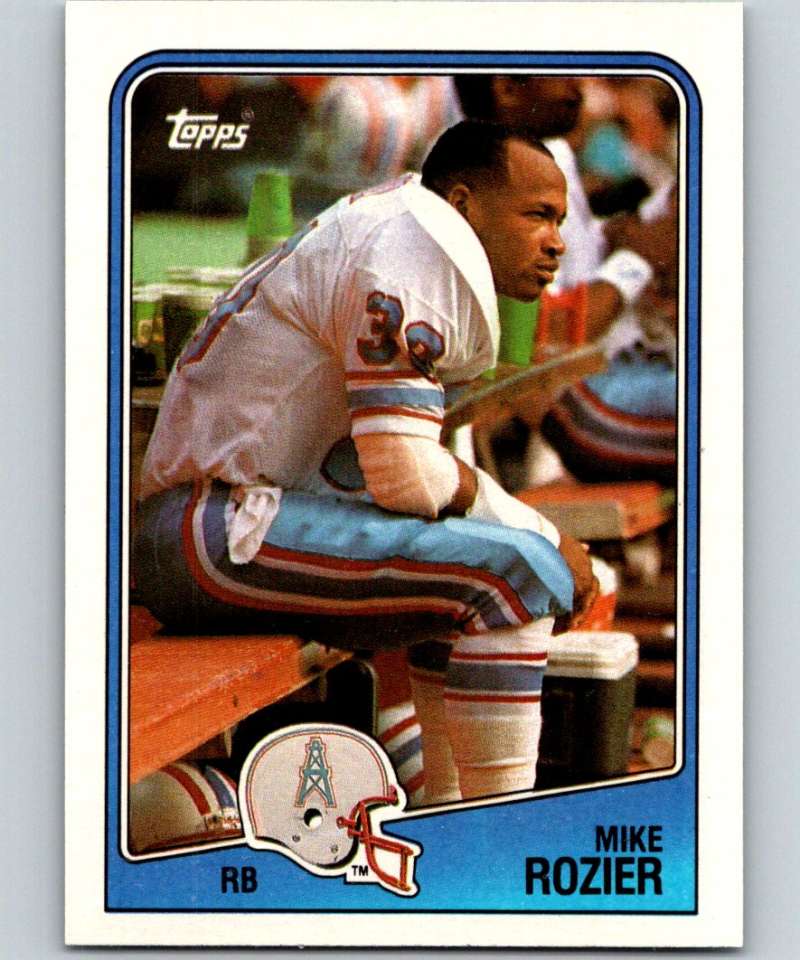 1988 Topps #104 Mike Rozier Oilers NFL Football Image 1