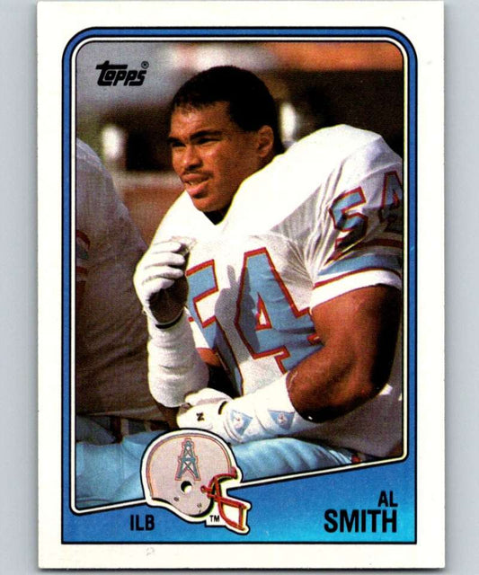 1988 Topps #113 Al Smith RC Rookie Oilers NFL Football Image 1
