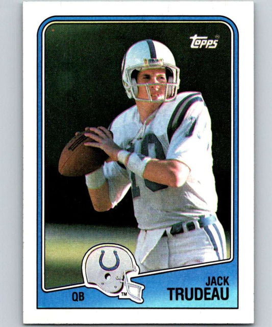 1988 Topps #117 Jack Trudeau Colts NFL Football Image 1