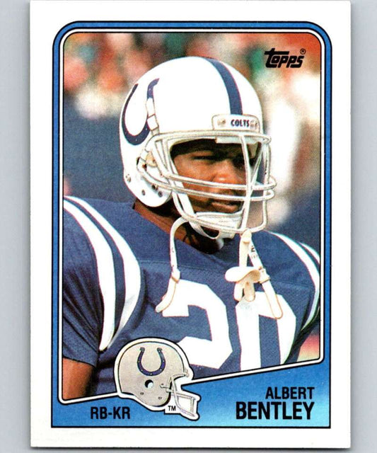 1988 Topps #119 Albert Bentley Colts NFL Football Image 1