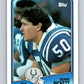 1988 Topps #128 Duane Bickett Colts NFL Football Image 1