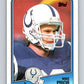 1988 Topps #129 Mike Prior RC Rookie Colts NFL Football Image 1