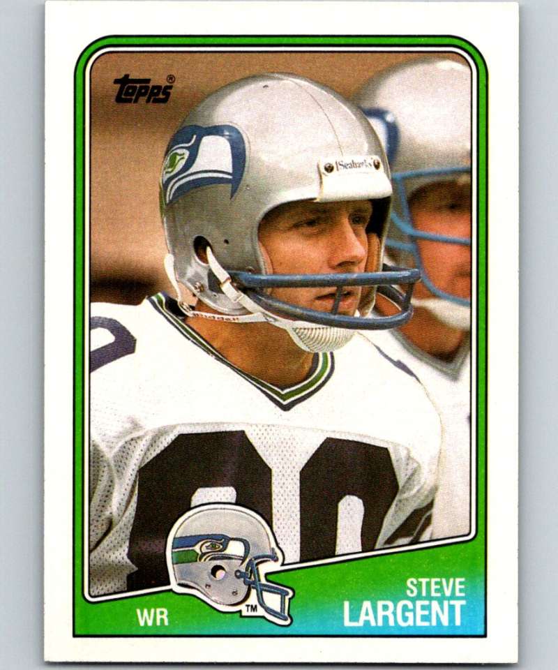 1988 Topps #135 Steve Largent Seahawks NFL Football Image 1