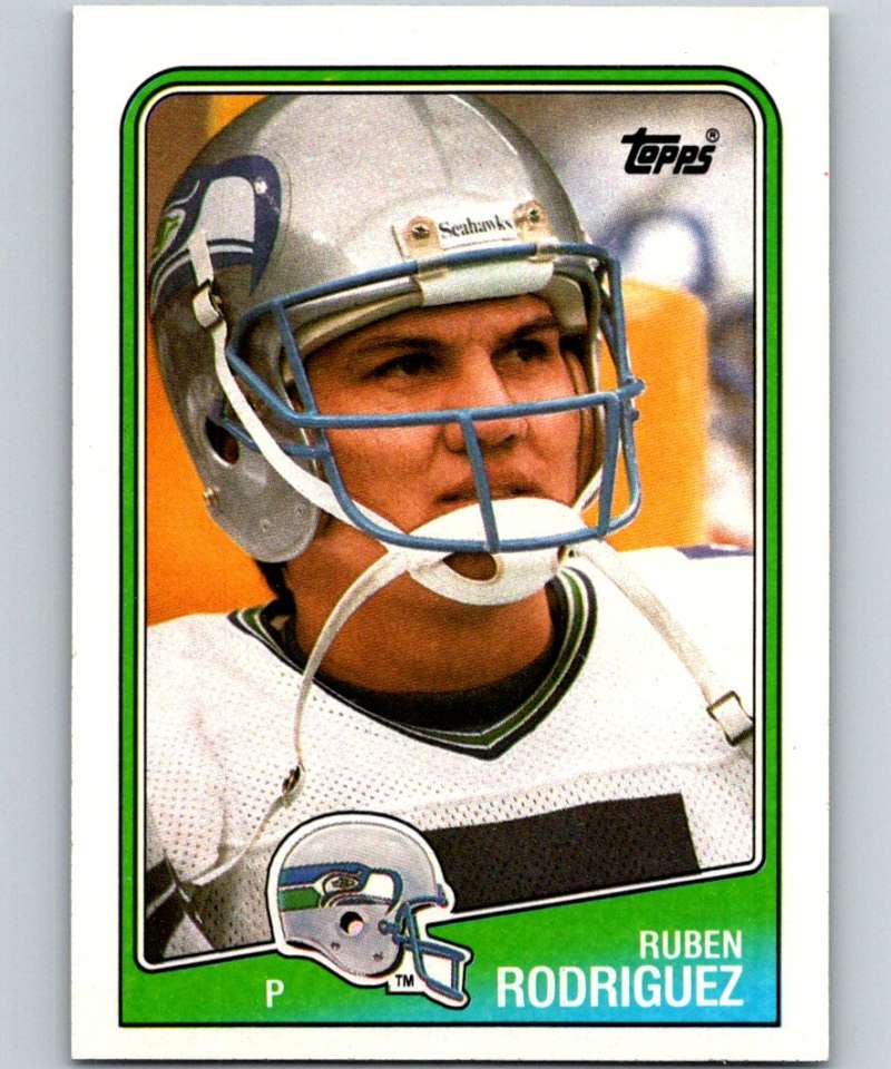 1988 Topps #138 Ruben Rodriguez Seahawks NFL Football Image 1