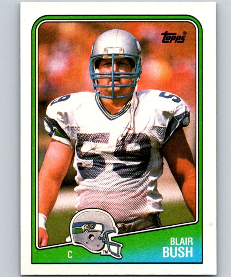 1988 Topps #139 Blair Bush Seahawks NFL Football Image 1