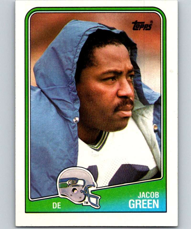 1988 Topps #140 Jacob Green Seahawks NFL Football Image 1