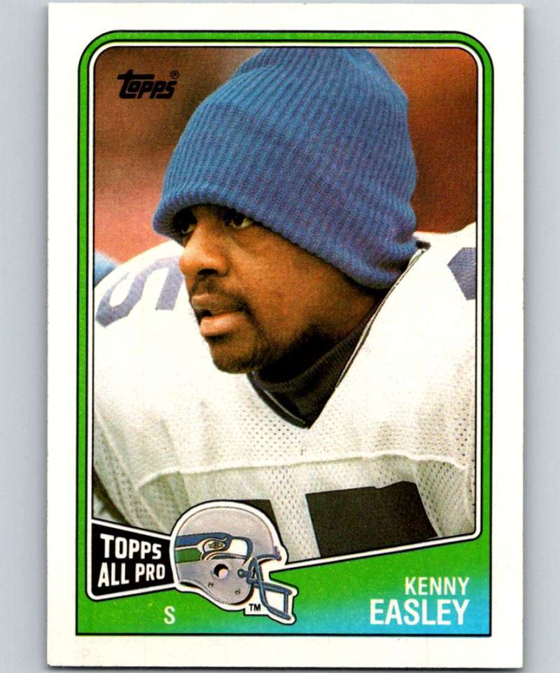 1988 Topps #145 Kenny Easley Seahawks NFL Football Image 1
