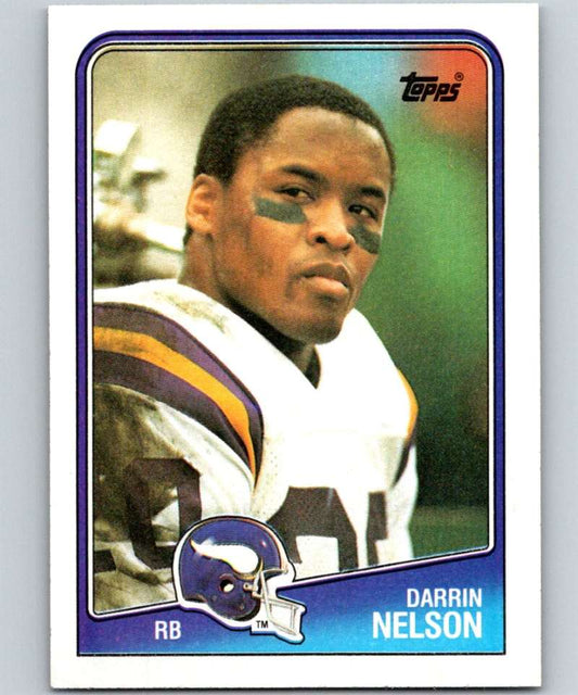 1988 Topps #149 Darrin Nelson Vikings NFL Football Image 1