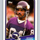 1988 Topps #151 Anthony Carter Vikings NFL Football Image 1