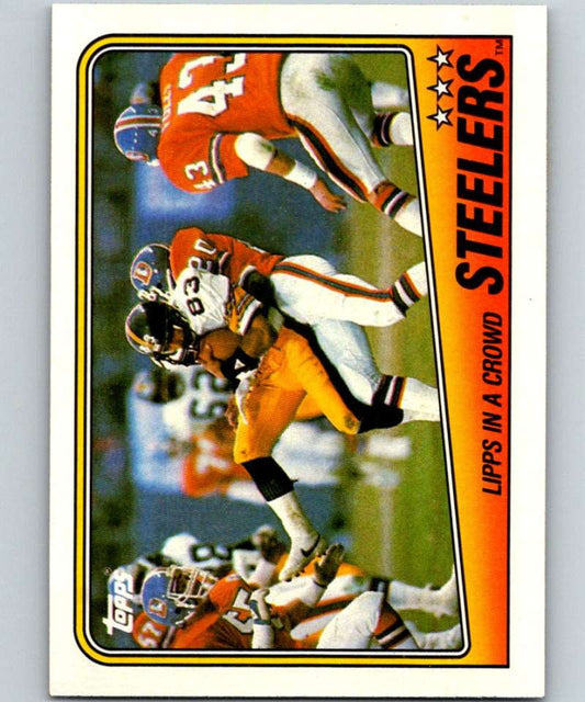 1988 Topps #162 Louis Lipps Steelers TL NFL Football Image 1