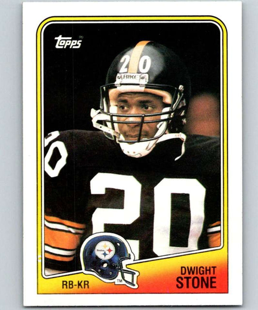 1988 Topps #167 Dwight Stone RC Rookie Steelers NFL Football