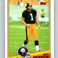 1988 Topps #168 Gary Anderson Steelers NFL Football Image 1