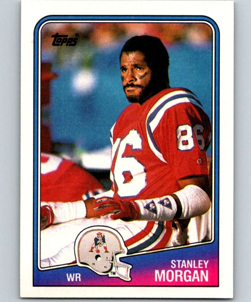 1988 Topps #180 Stanley Morgan Patriots NFL Football Image 1