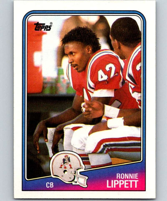 1988 Topps #187 Ronnie Lippett Patriots NFL Football Image 1